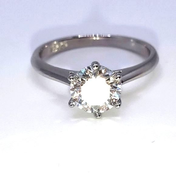 Jamie Rose Jewelry Jewelry - 🦋 1ct Authentic Moissanite Diamond Solitaire Engagement Ring 925 Silver
